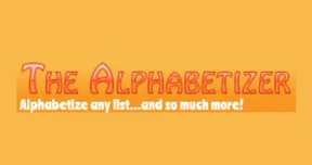 Alphabetizer interface screenshot